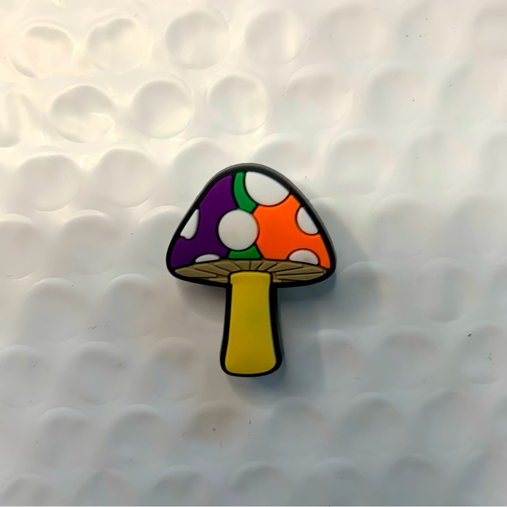 Mushroom Croc Charm